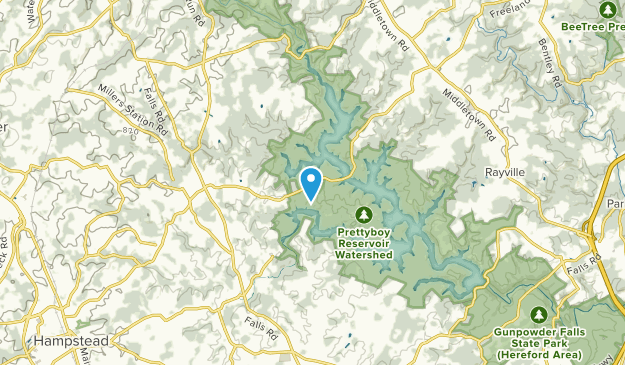 Beckleysville, Maryland Map