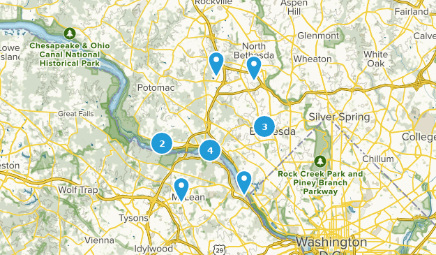 Bethesda, Maryland Map
