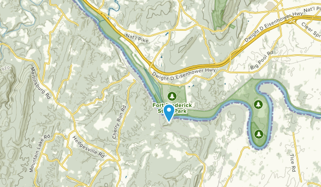 Big Pool, Maryland Map