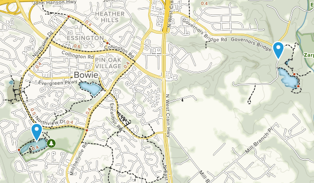 Bowie, Maryland Map