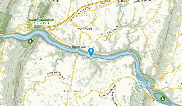 Brunswick, Maryland Map