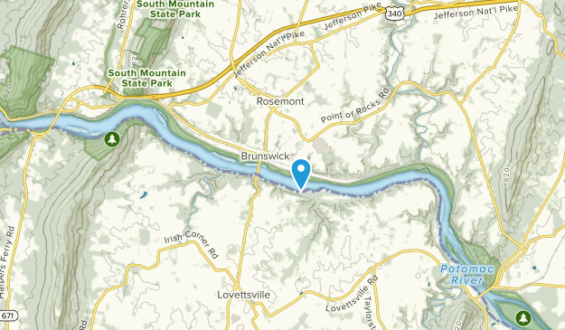 Brunswick, Maryland Map