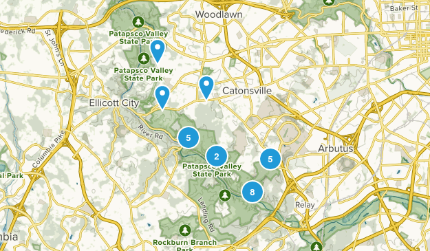 Catonsville, Maryland Map