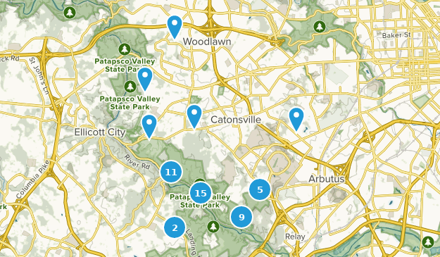 Catonsville, Maryland Map