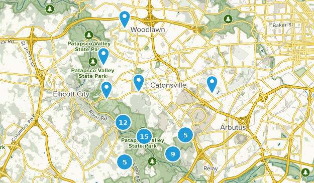 Catonsville, Maryland Map