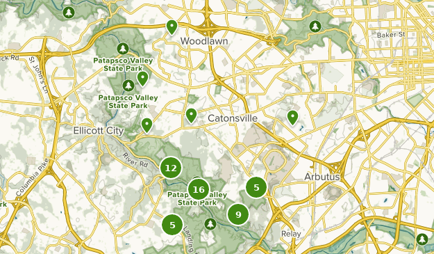Catonsville, Maryland Map