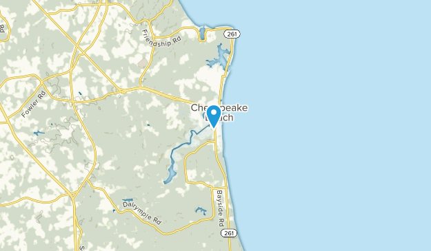 Chesapeake Beach, Maryland Map