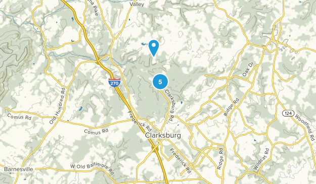 Clarksburg, Maryland Map
