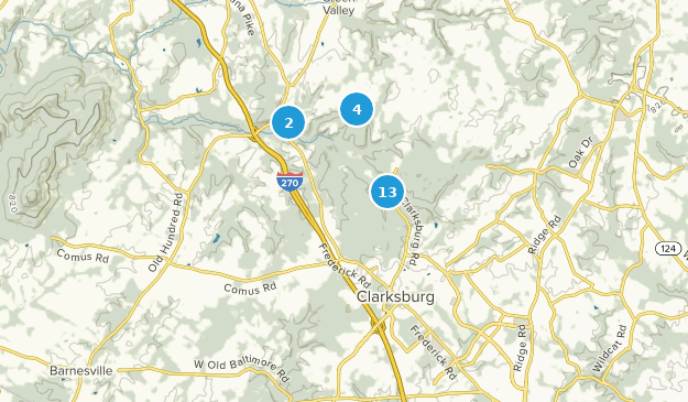 Clarksburg, Maryland Map