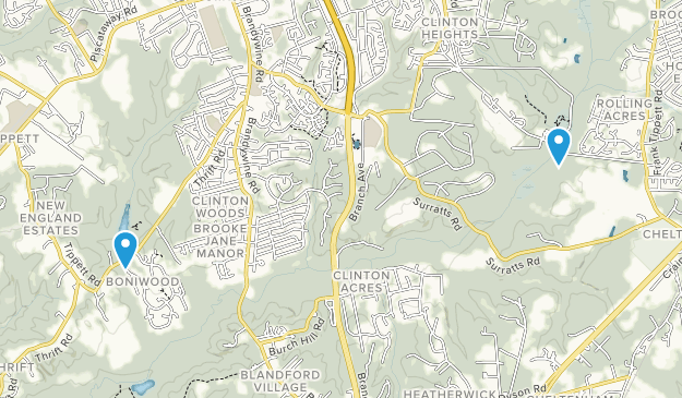 Clinton, Maryland Map