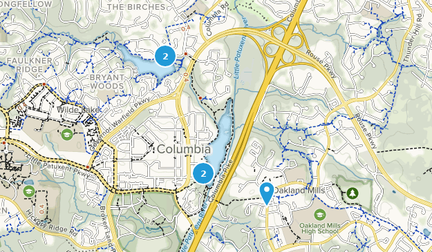 columbia, Maryland Map