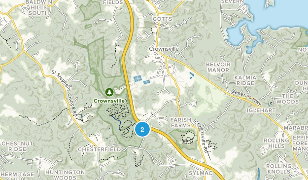Crownsville, Maryland Map