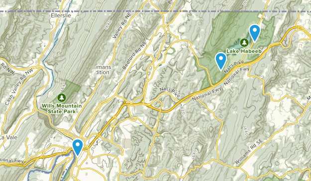 Cumberland, Maryland Map