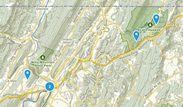 Cumberland, Maryland Map