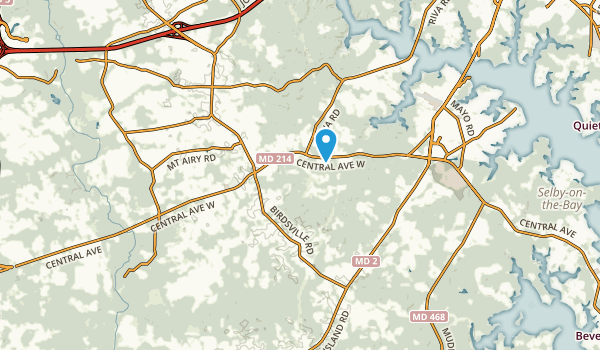 Davidsonville, Maryland Map