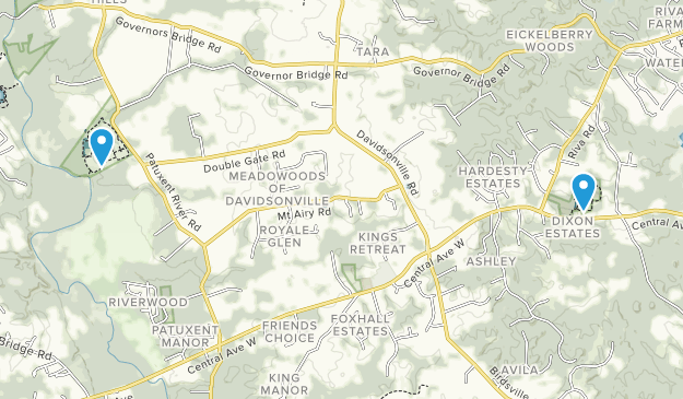 Printable Map Of Davidsonville Md