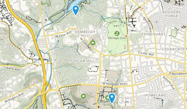 Dembeigh Hill, Maryland Map