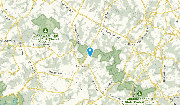 Fallston, Maryland Map