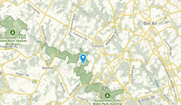 Fallston, Maryland Map