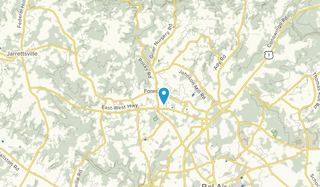 Forest Hill, Maryland Map