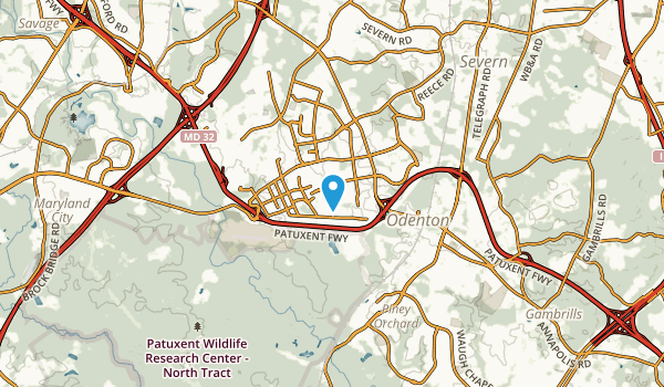 Fort Meade, Maryland Map