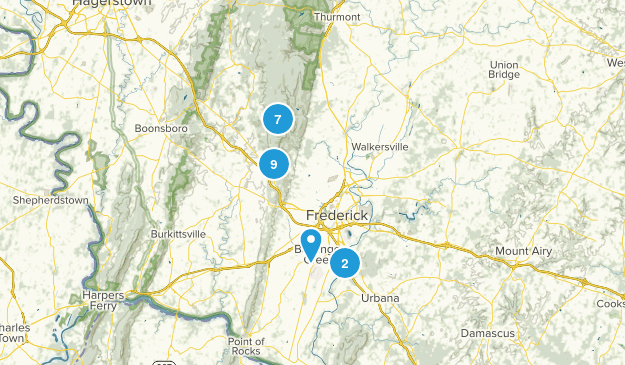 Frederick, Maryland Map