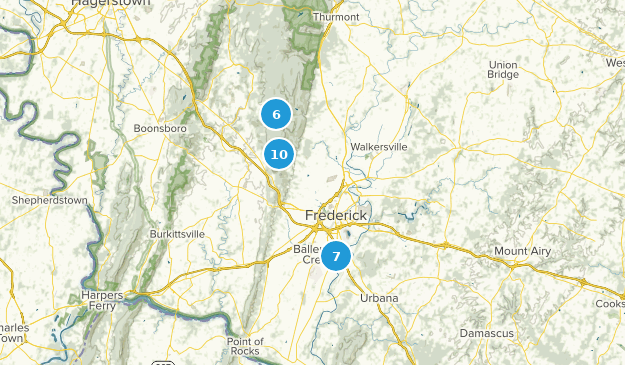 Frederick, Maryland Map