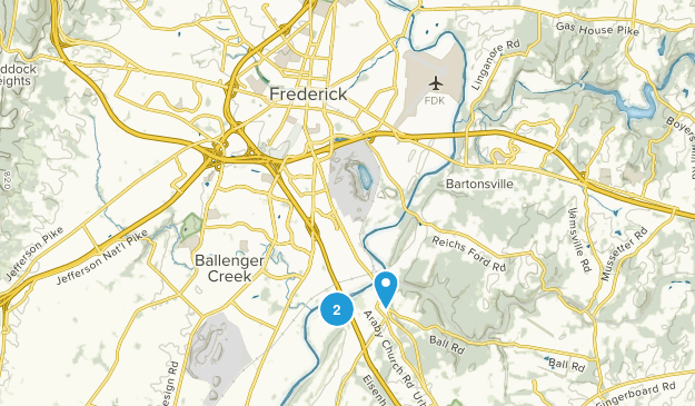 Frederick Junction, Maryland Map