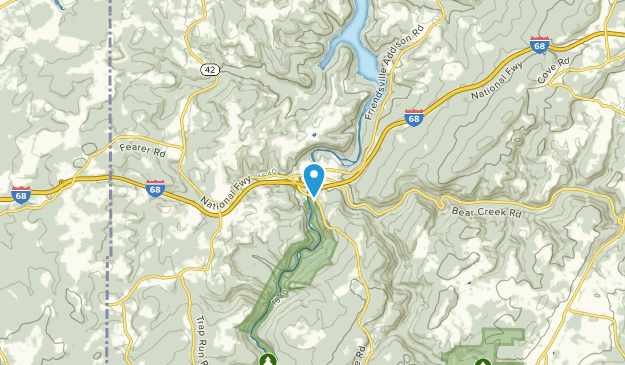 Friendsville, Maryland Map