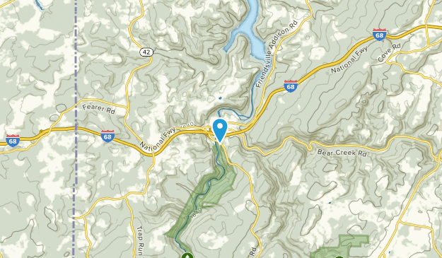 Friendsville, Maryland Map