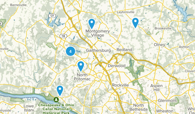 Gaithersburg, Maryland Map