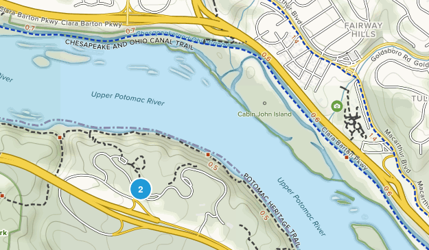 Glen Echo, Maryland Map