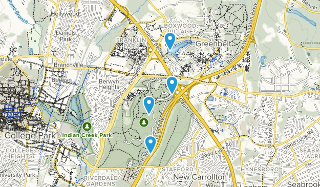 Greenbelt, Maryland Map