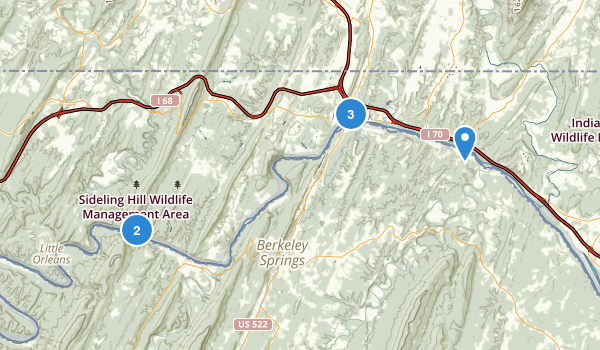 Hancock, Maryland Map