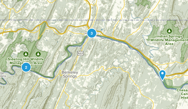 Hancock, Maryland Map