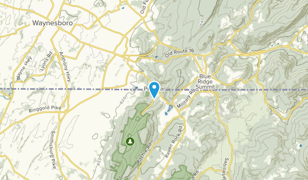 Highfield-Cascade, Maryland Map
