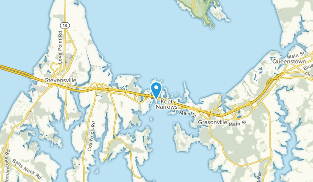Kent Narrows, Maryland Map