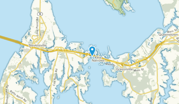 Kent Narrows, Maryland Map