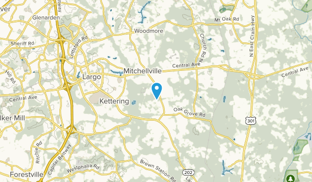 Kettering, Maryland Map