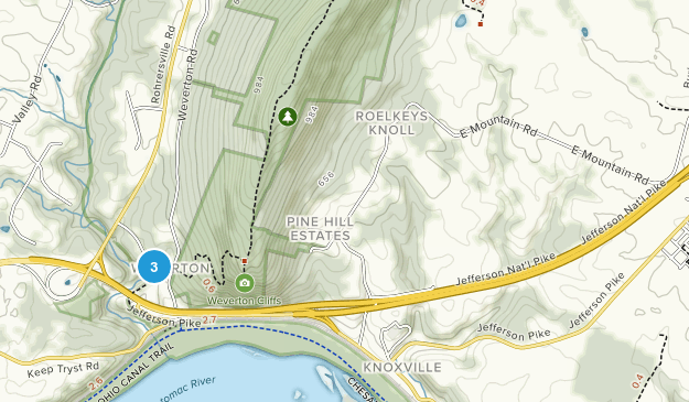 Knoxville, Maryland Map