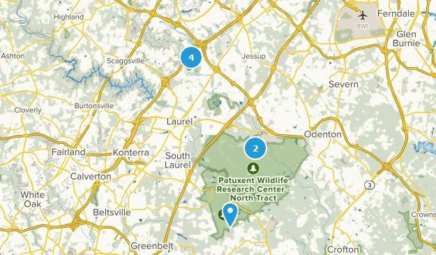 Laurel, Maryland Map