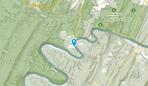 Little Orleans, Maryland Map