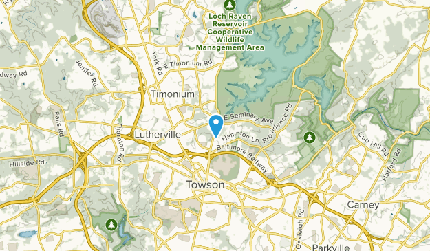 Lutherville, Maryland Map