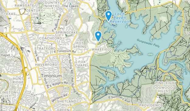 Lutherville-Timonium, Maryland Map