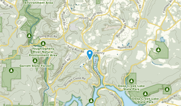 McHenry, Maryland Map