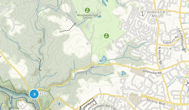 Milford Mill, Maryland Map