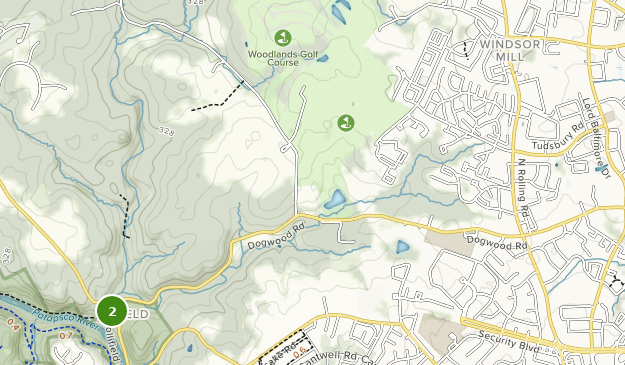 Milford Mill, Maryland Map