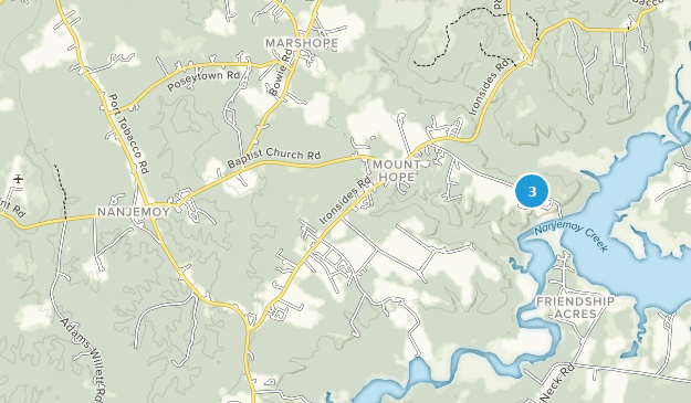 Nanjemoy, Maryland Map