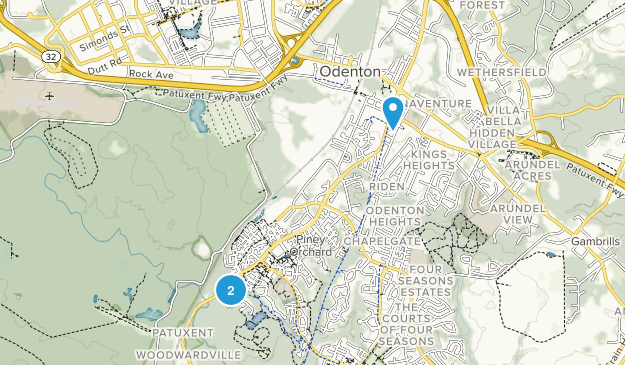 Odenton, Maryland Map