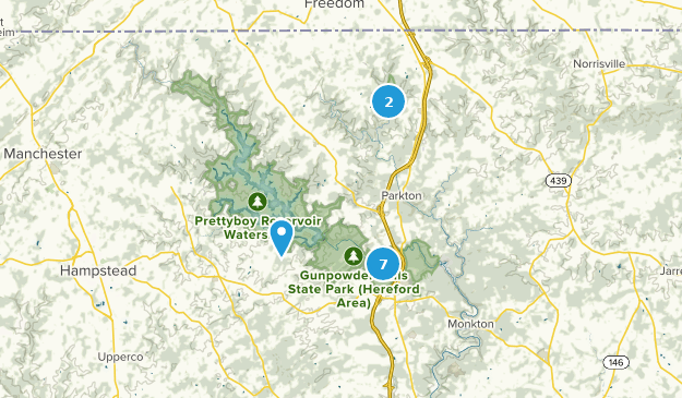 Parkton, Maryland Map